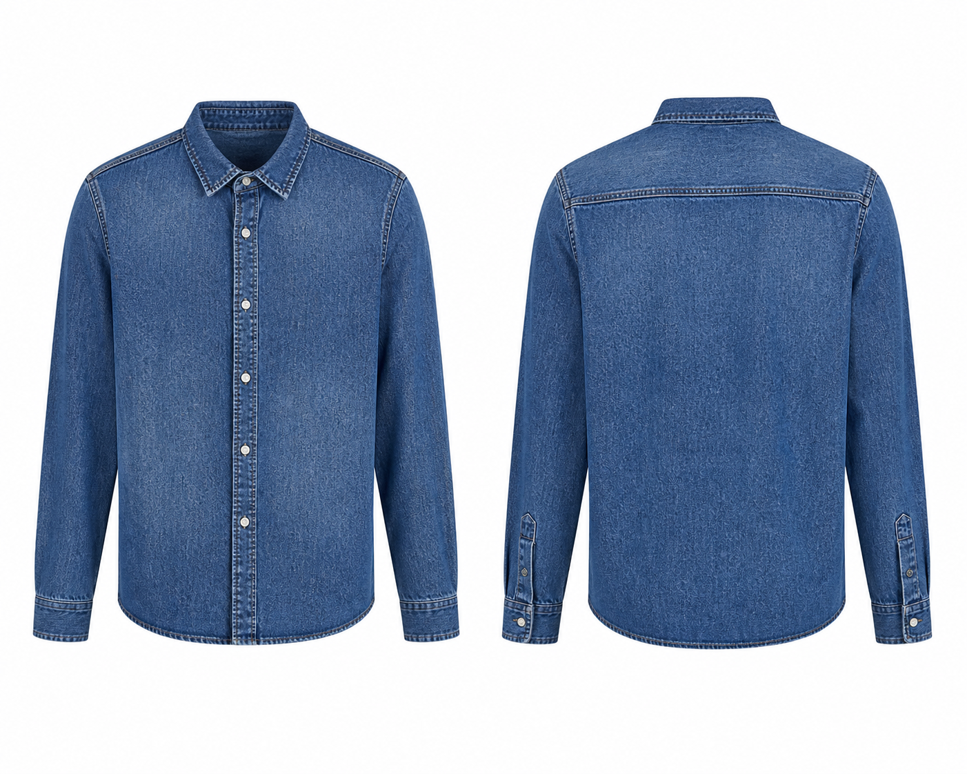 Blue Denim Shirt